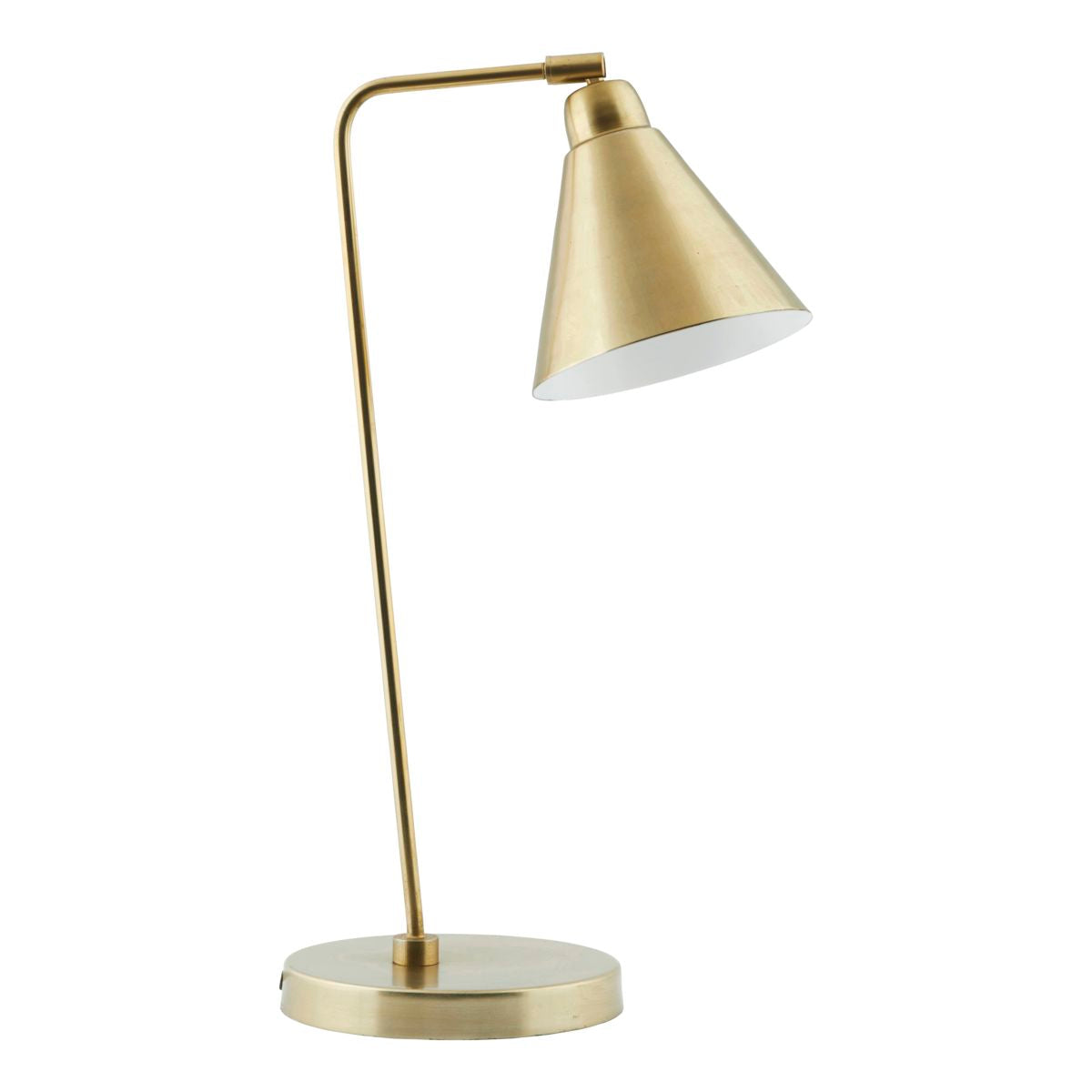 Iron Table Lamp in Brass (h50 cm)