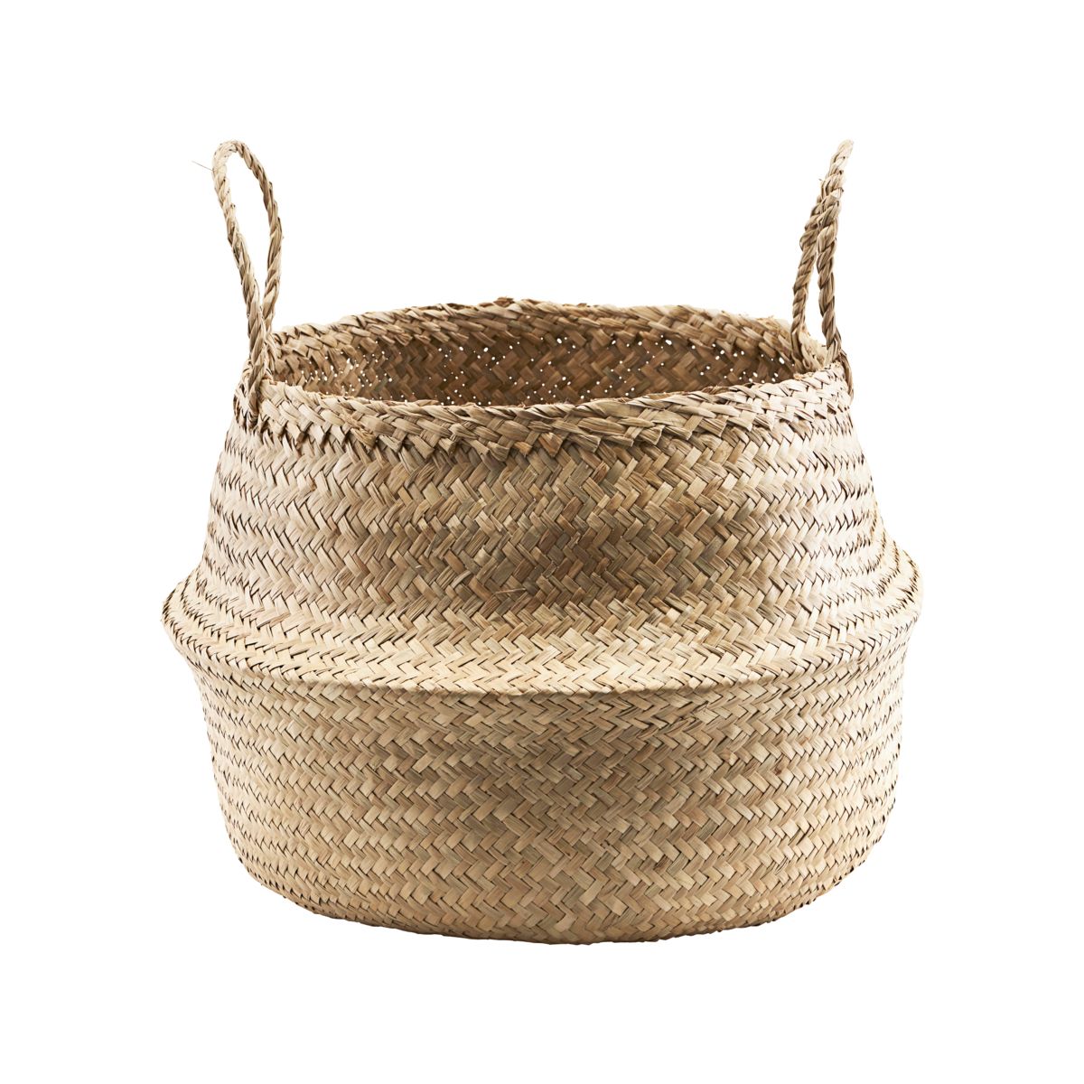 Tanger Natural Seagrass Belly Basket Large Size (45cm x h 32cm)