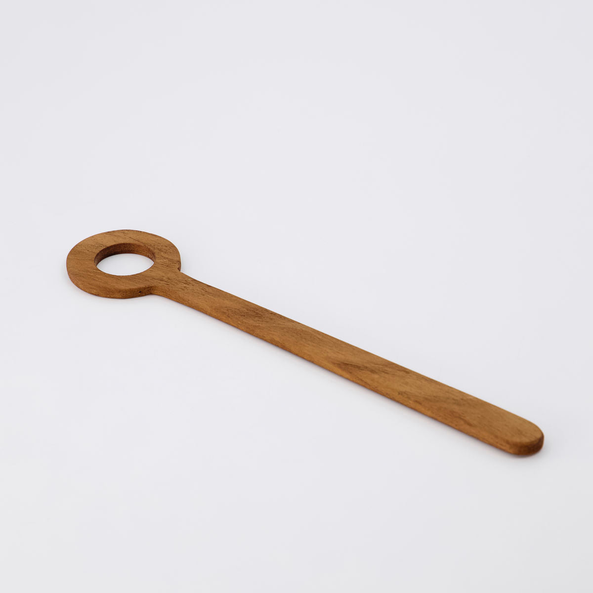 Stir Spoon Made of Teak Wood Root