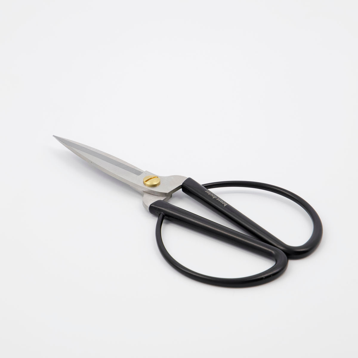 Stainless Steel Scissors with Black Handles