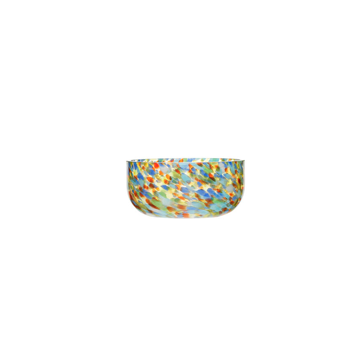 Handmade Confetti Glass Bowl in Small