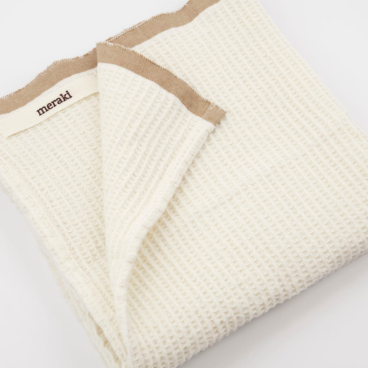 Set of 2 Large Cotton Kitchen Cloth in Sand