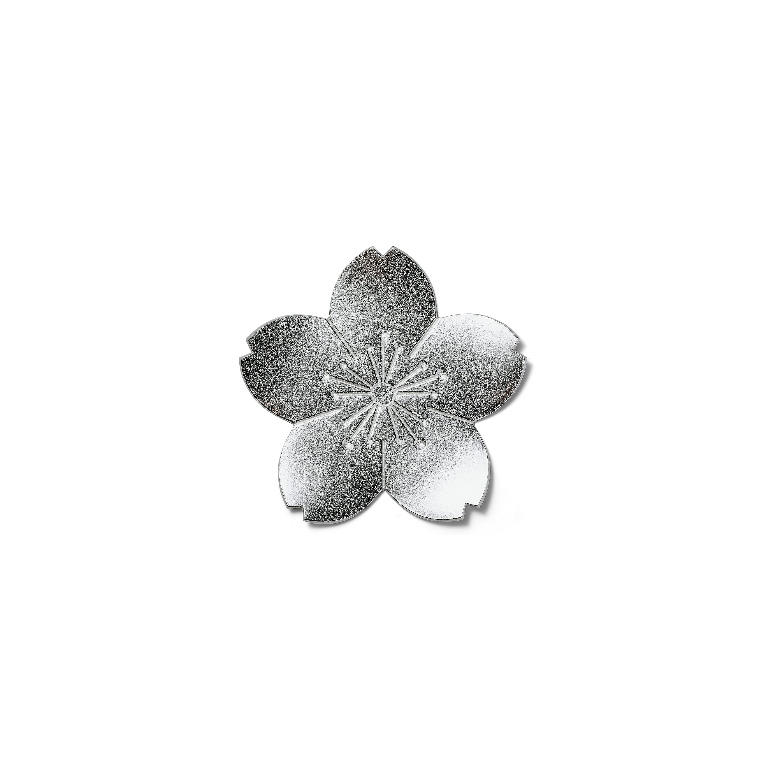 Japanese Cherry Blossom Flower Shape Small Tin Tray