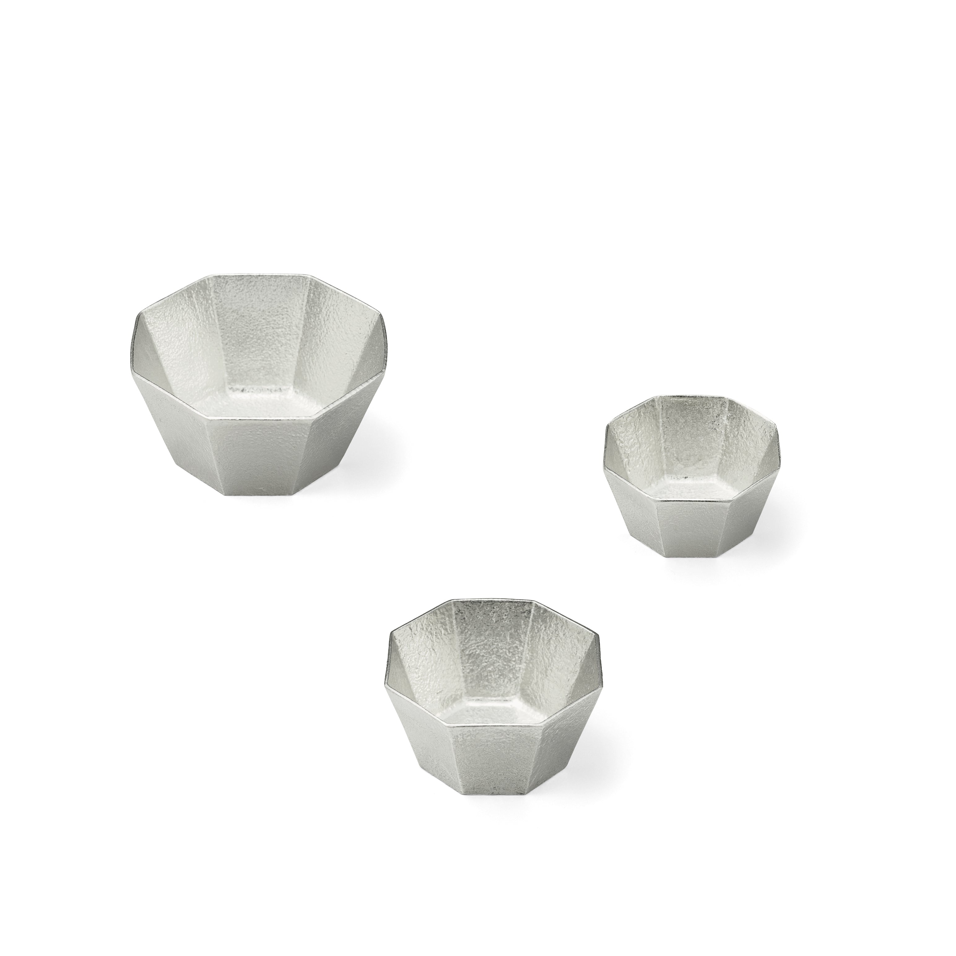 Japanese Kuzushi - Ori Tin Bowl in Medium