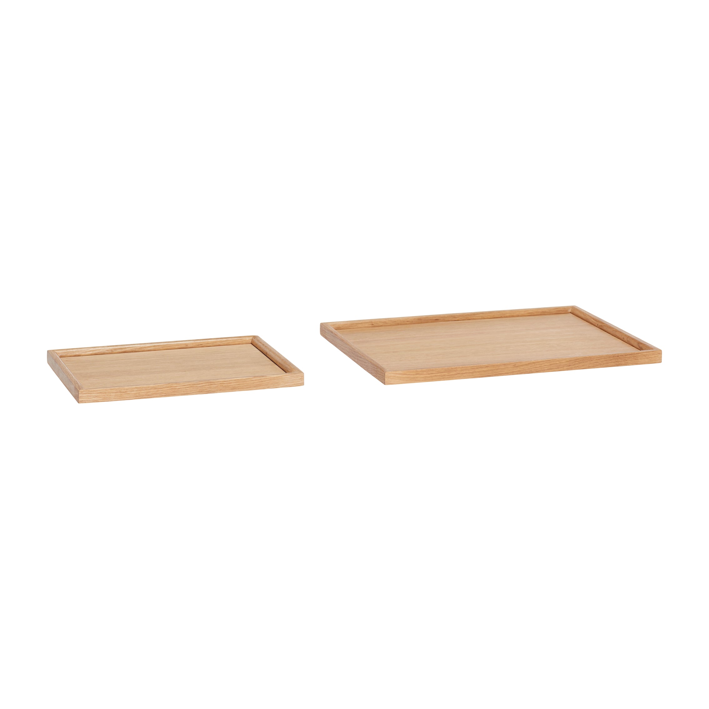Rectangular Serving Tray Made of Oak Wood Small Size