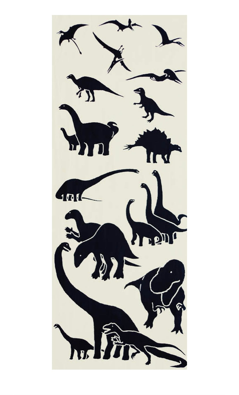 Dinosaurs Print Japanese Tenugui Towel