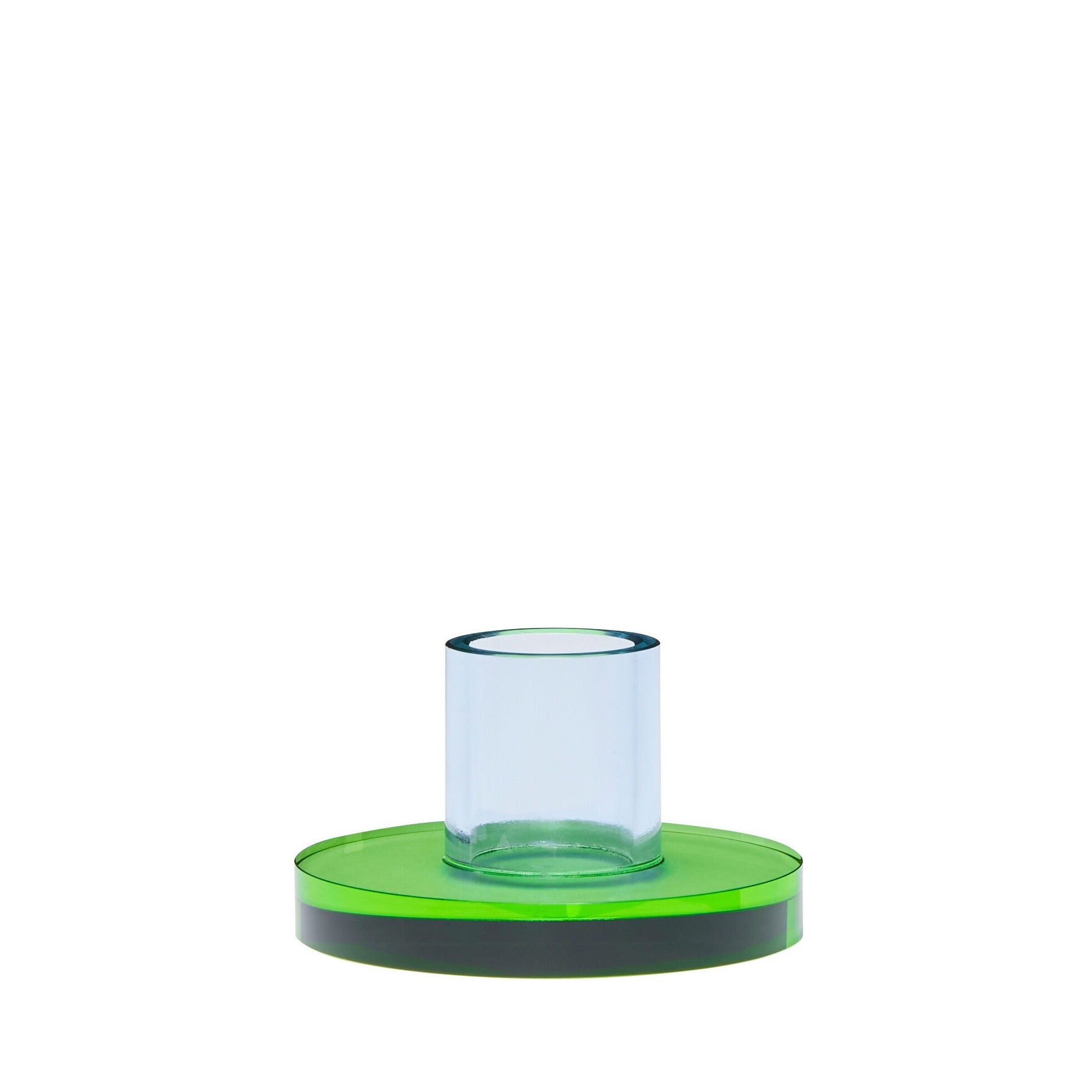 Astra Candleholder Small in Blue, Green