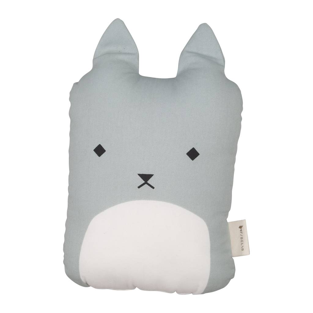 Children's Animal Cushion Foggy Blue Cat