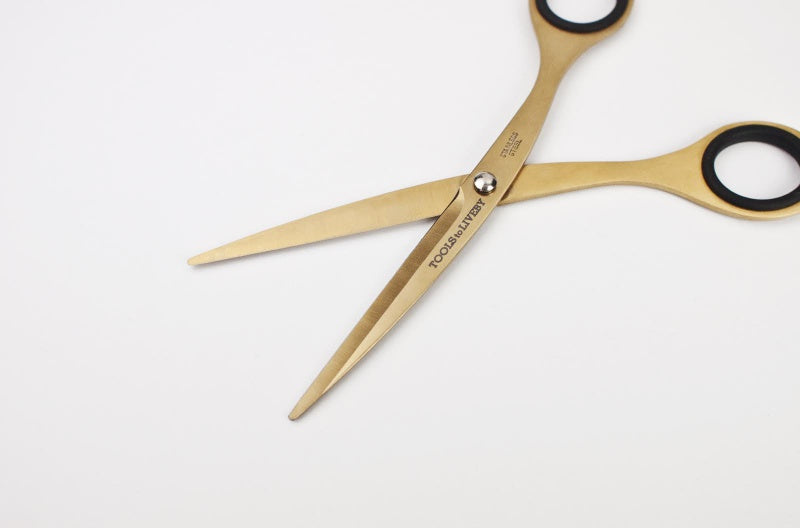 Scissors 6.5" in Gold Metal