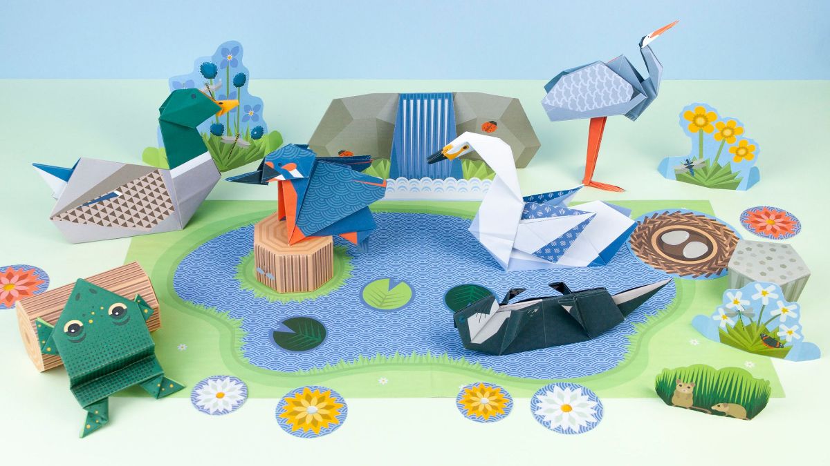 Create Your Own Wetland Wildlife Origami