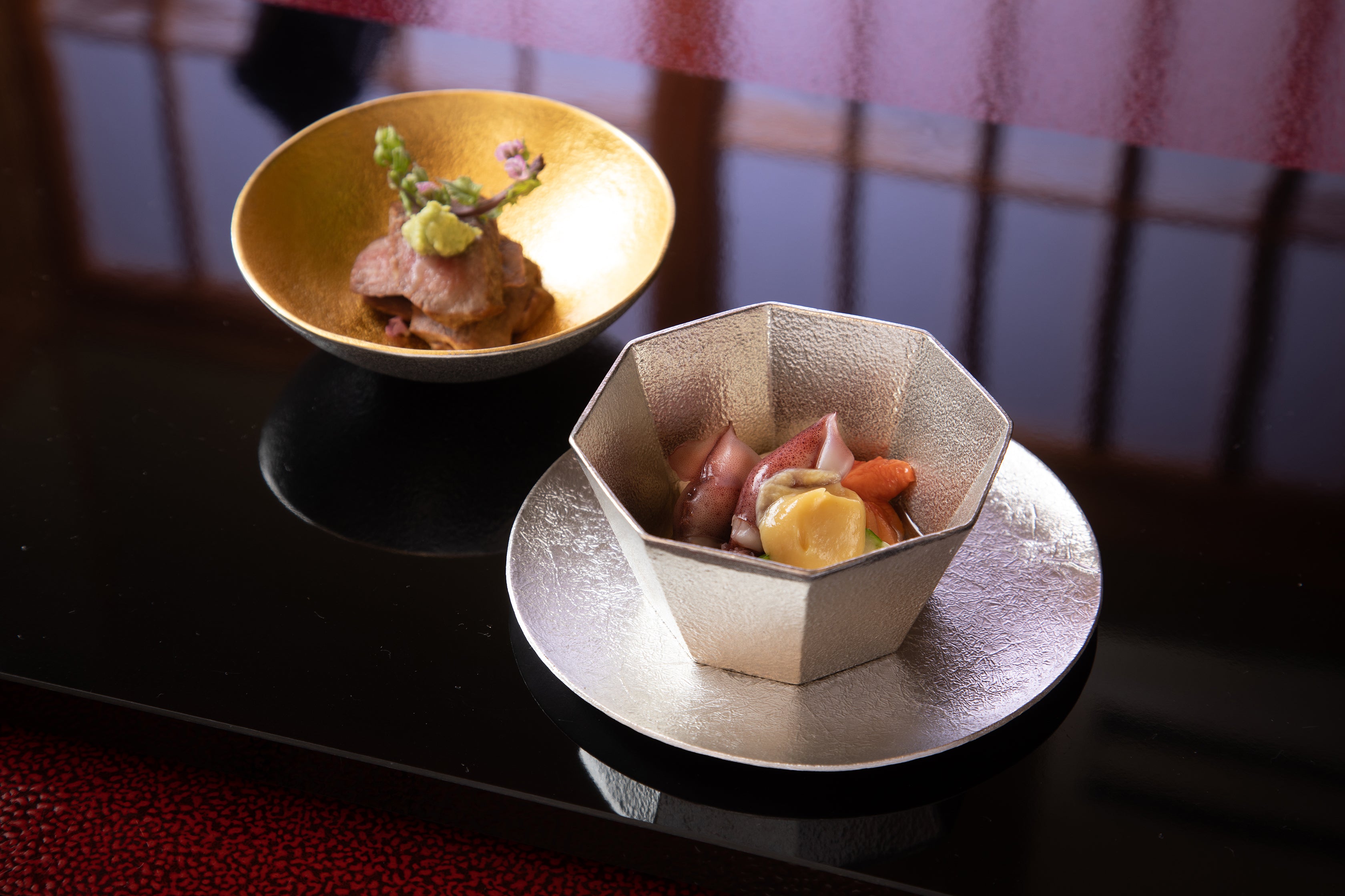 Japanese Kuzushi - Ori Tin Bowl in Medium