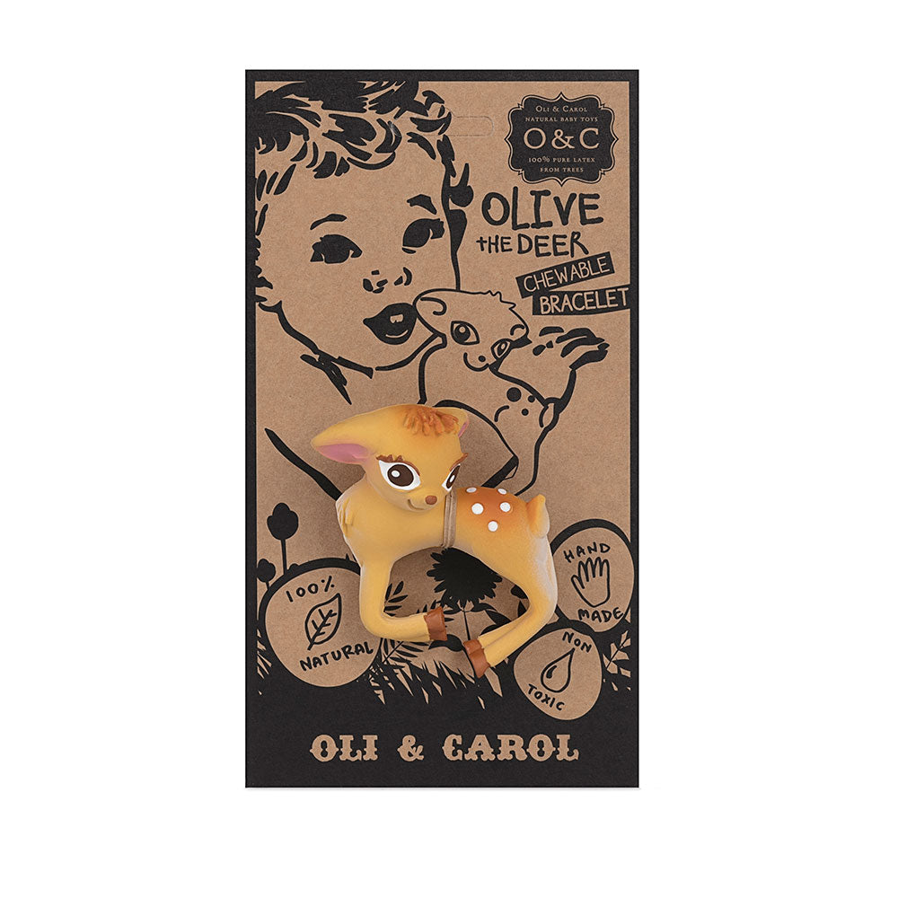 Olive the Deer Teether