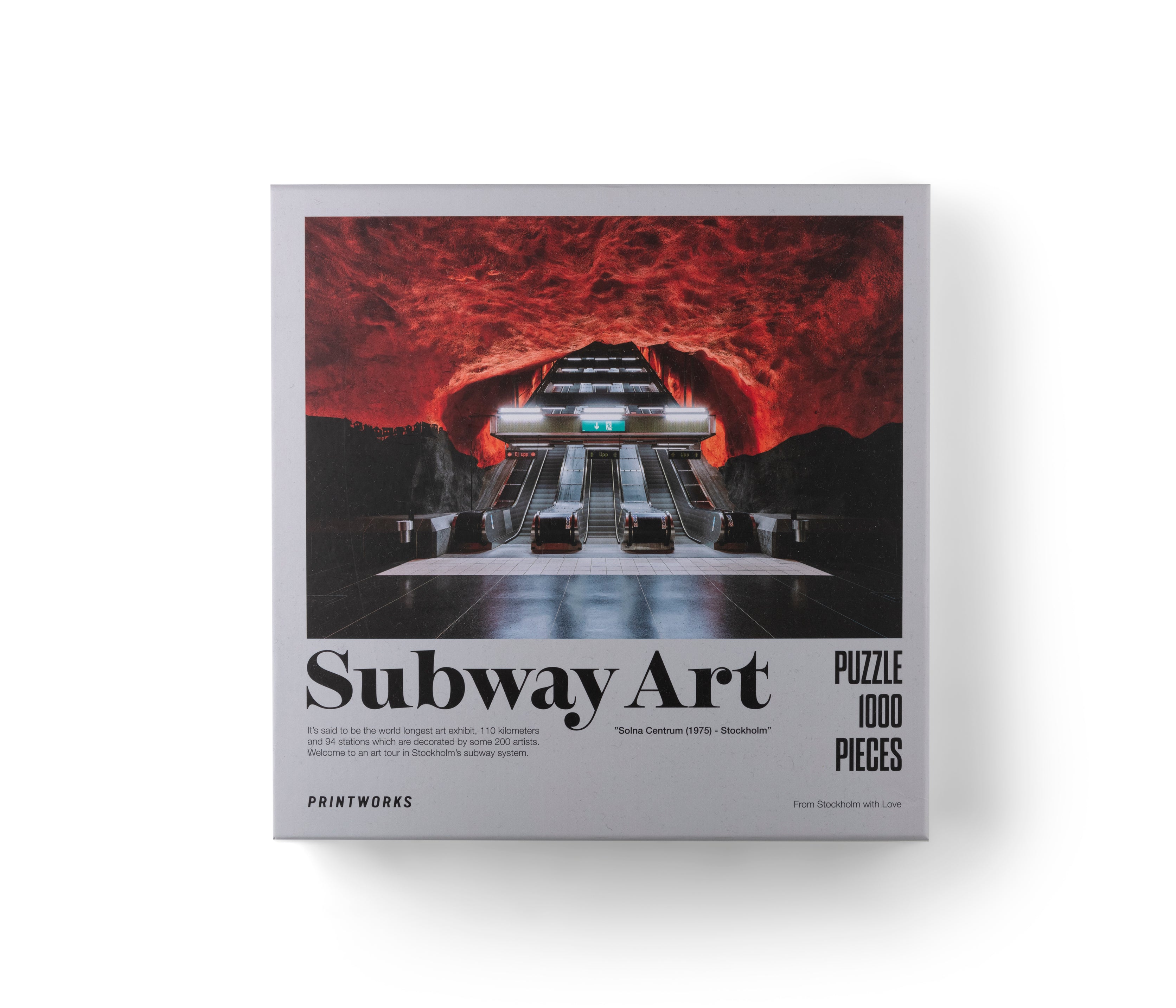 1000 Pieces Puzzle Subway Art Fire