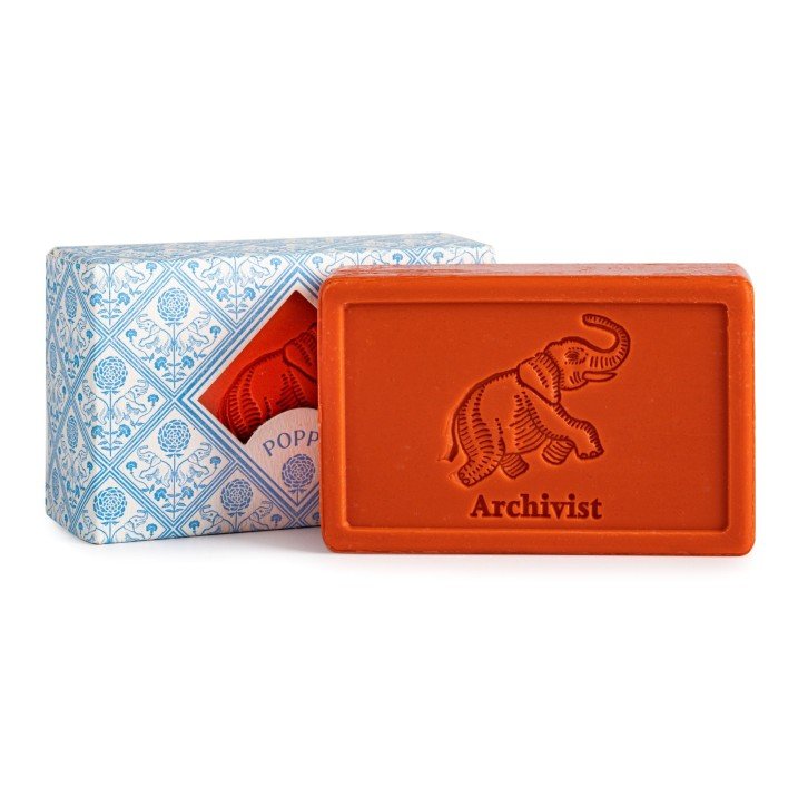 Archivist Soap Elephant in Poppy