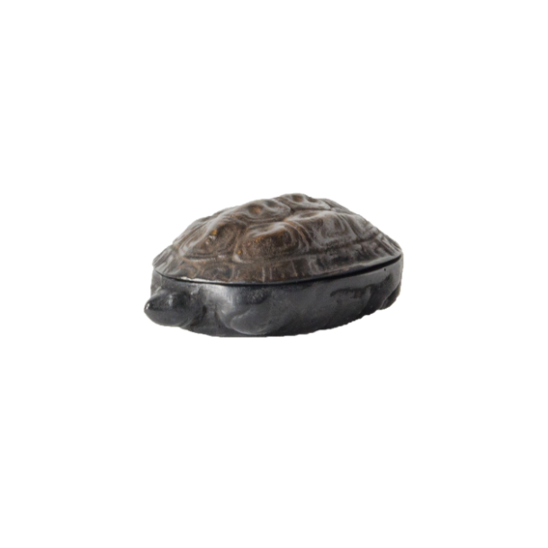 Turtle Brass Incense Container from Japan