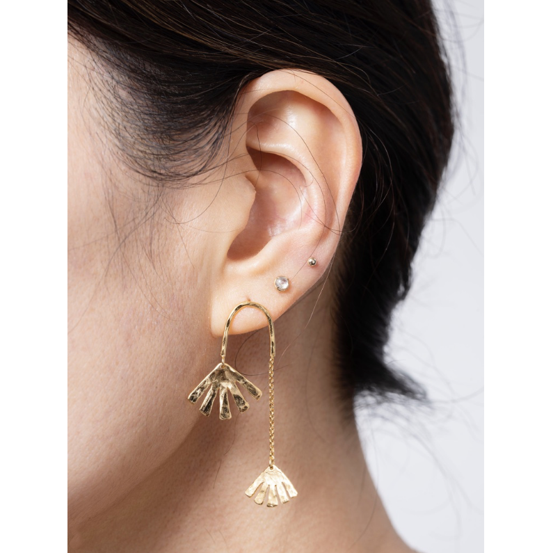 Flower Motif Earrings