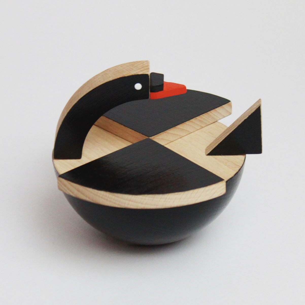 Bula Movable Wooden Toy in Black