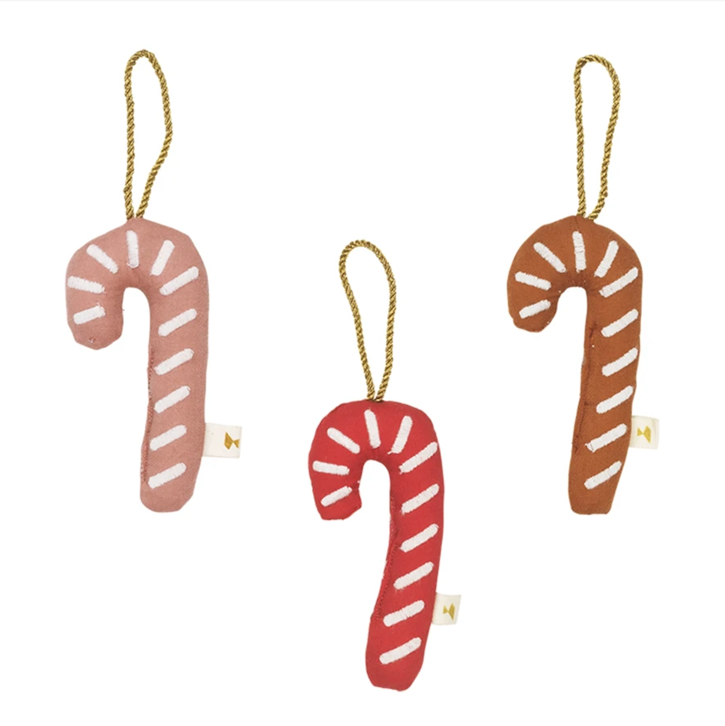 Christmas Hanging Ornaments Set of 3 - Candycane