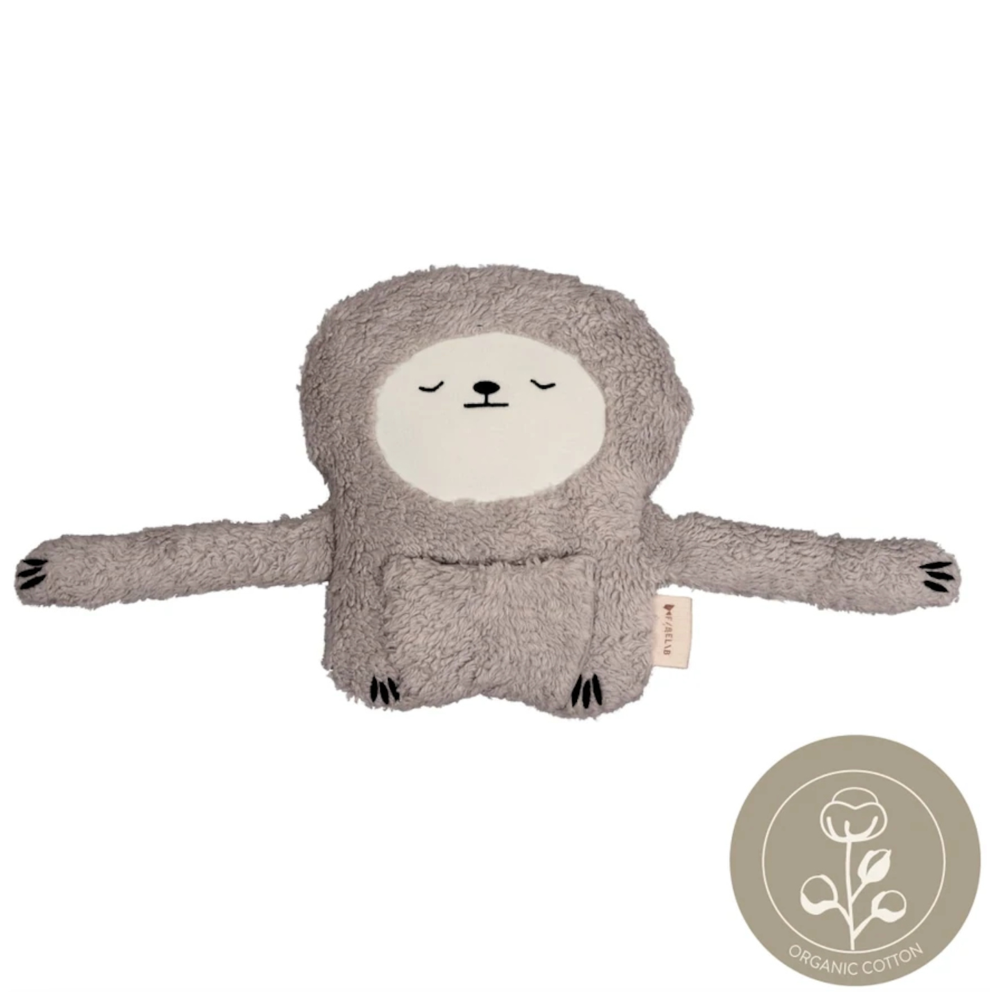 Soft Fabbie Sloth in Warm Grey