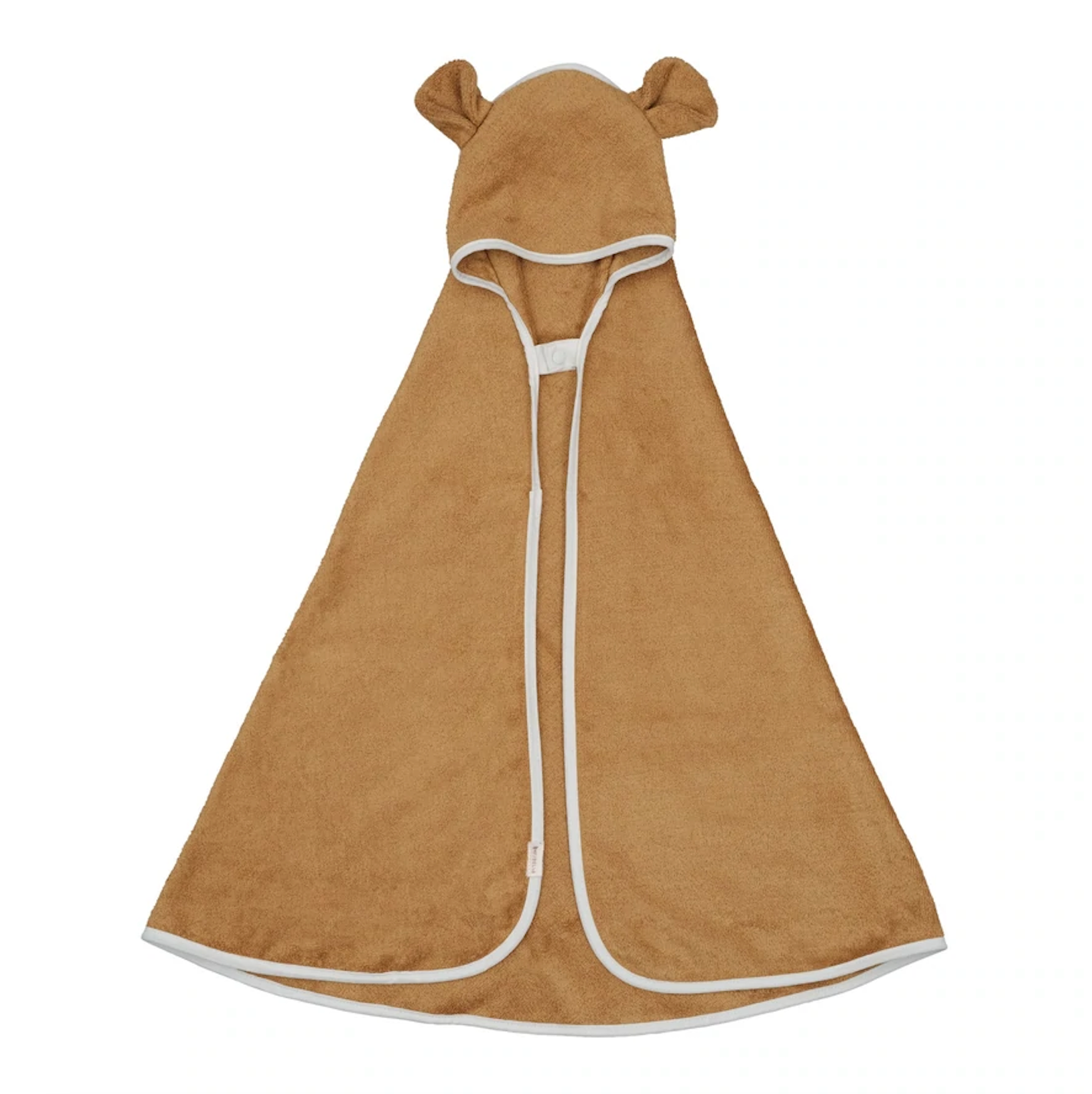 Bear Hooded Baby Towel in Ochre (0-3 years)