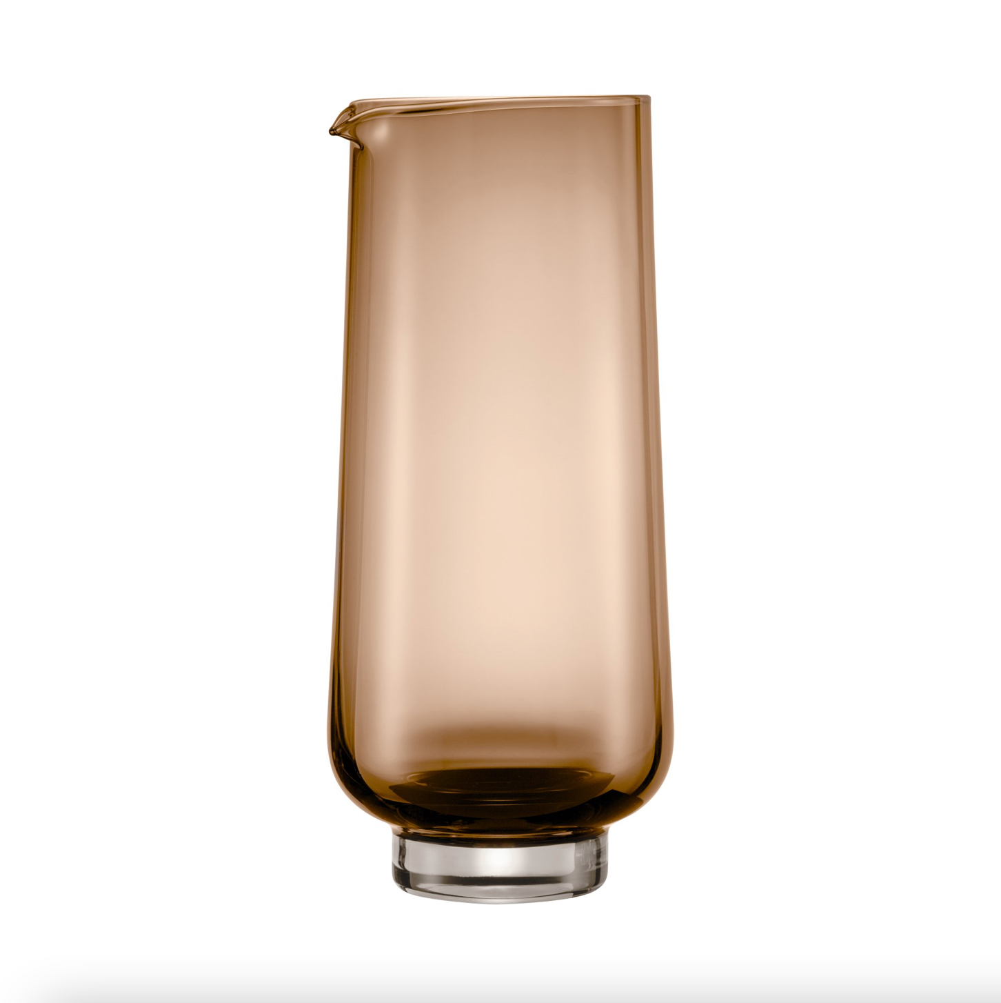 FLOW Glass Water Carafe - Coffee Brown (1L)
