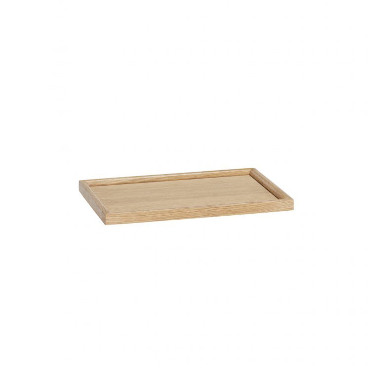 Rectangular Serving Tray Made of Oak Wood Small Size