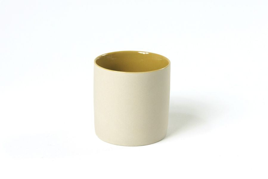 Ivory Mug with Mustard Glaze in Small (150ml)