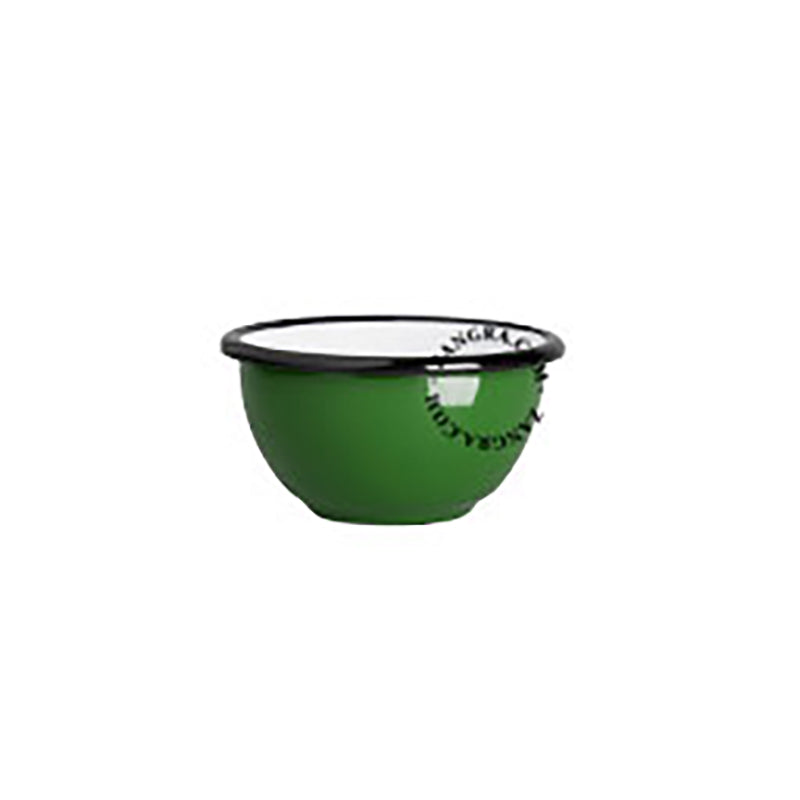 Medium Enamel bowl in Green (0,25L)