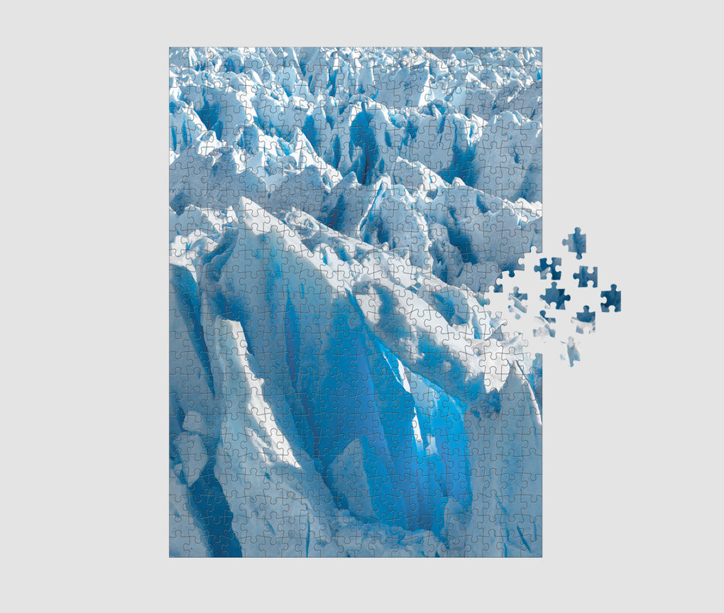 500 Pieces Wonder of Nature Puzzle Glacier