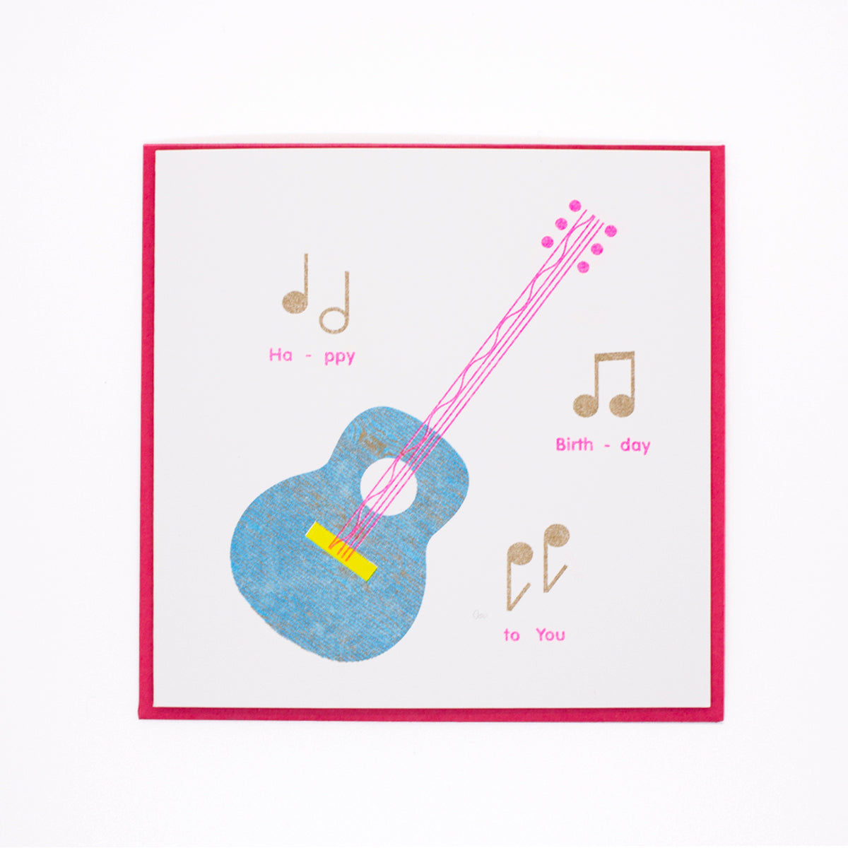 Birthday Card - Guitar