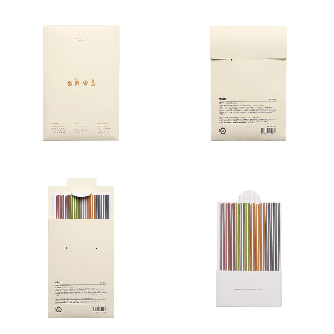 Long Incense Stick Sampler with 4 Seasons – ALKEMI store