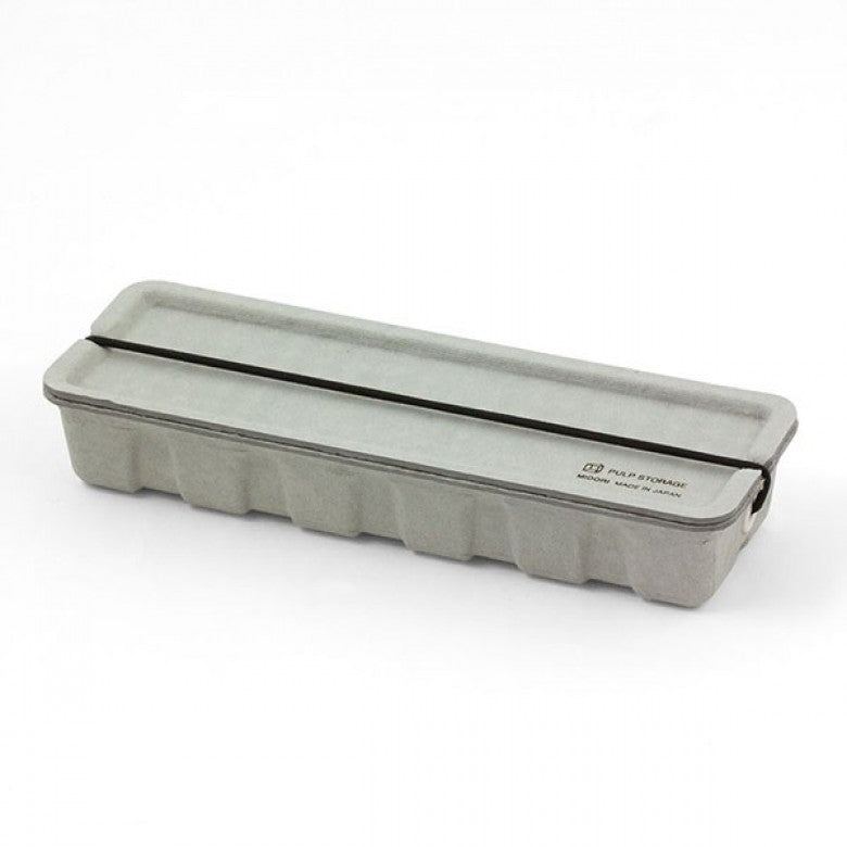 Recycled Pulp Pen Case in Grey