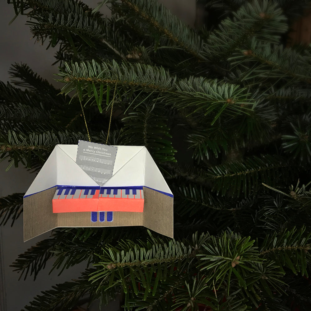 Origami Christmas Piano