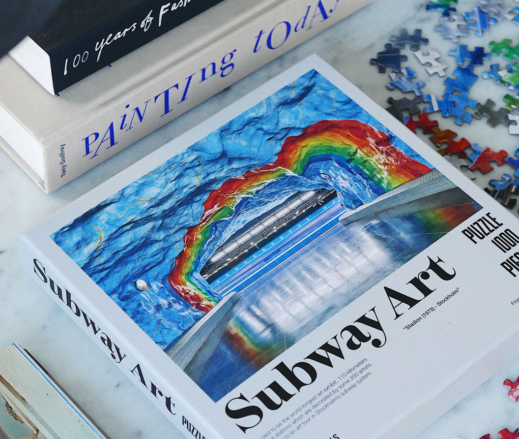 1000 Pieces Puzzle Subway Art Rainbow