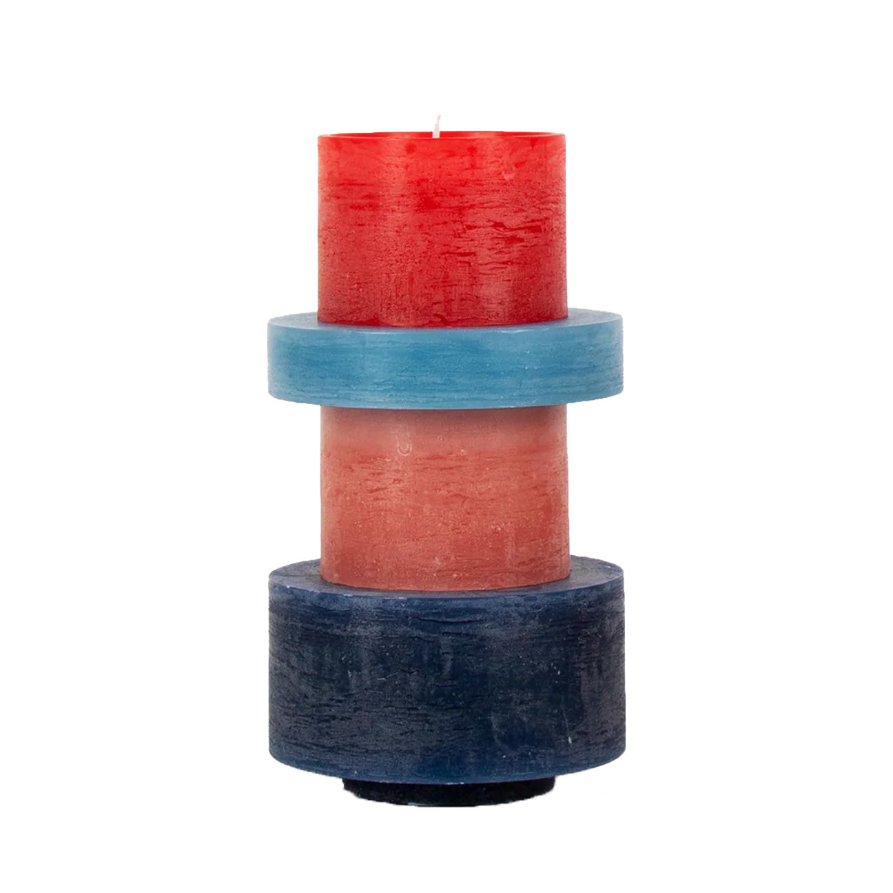Candle Stack 04 in Red and Blue