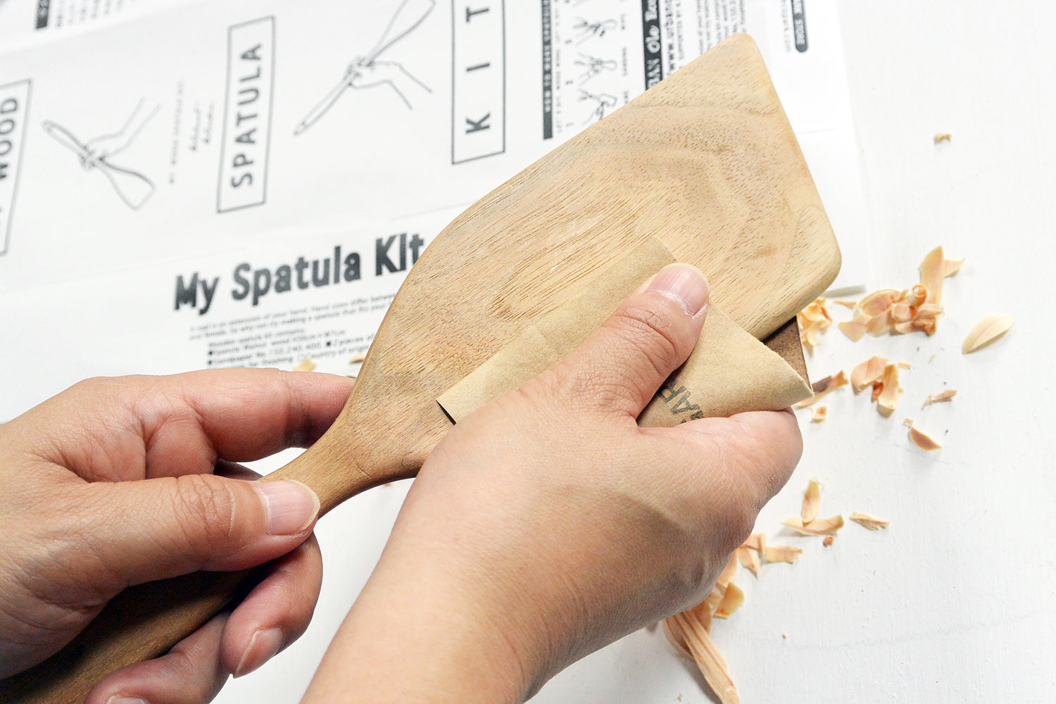 Japanese Whittling DIY Kit - Make My Own Spatula Kit