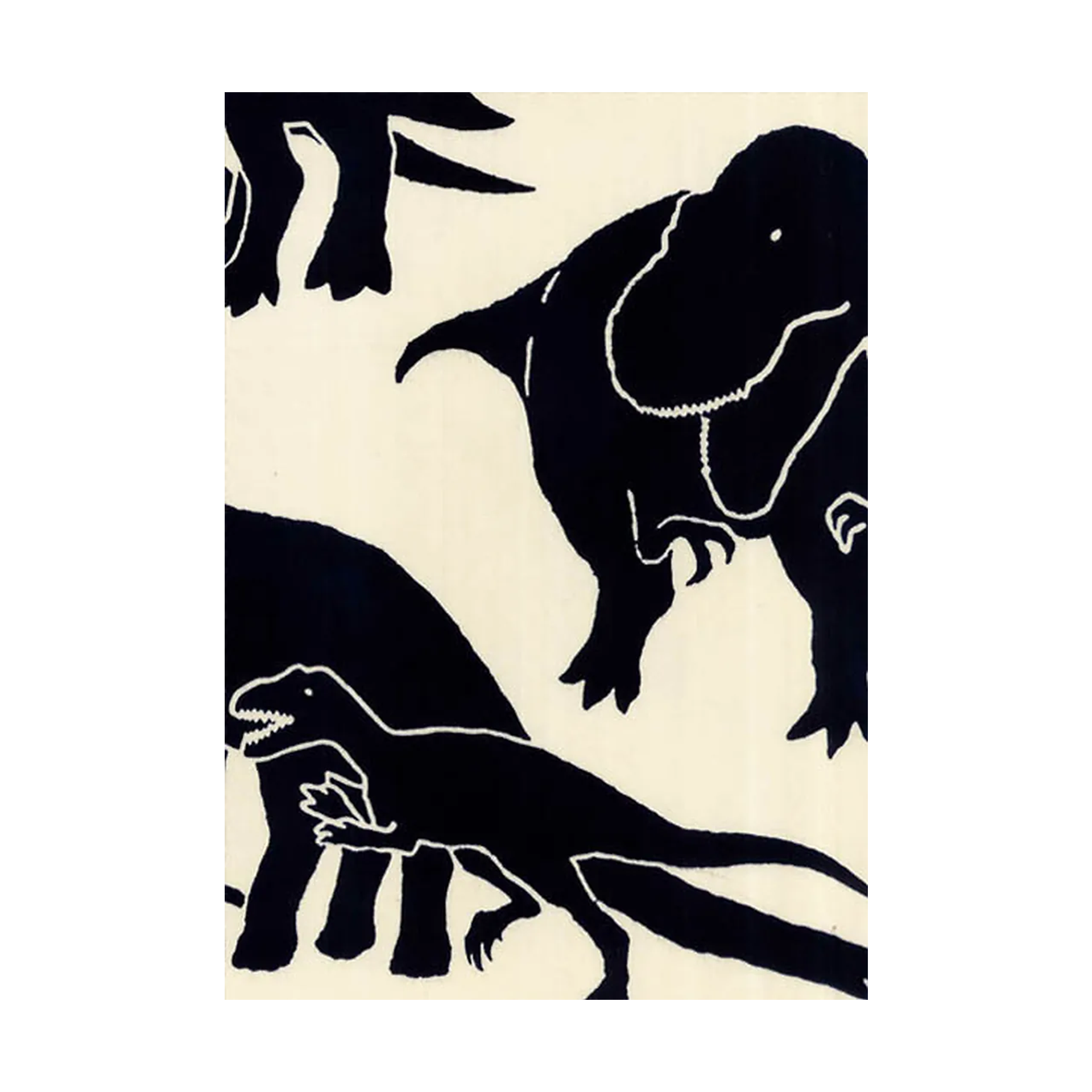 Dinosaurs Print Japanese Tenugui Towel